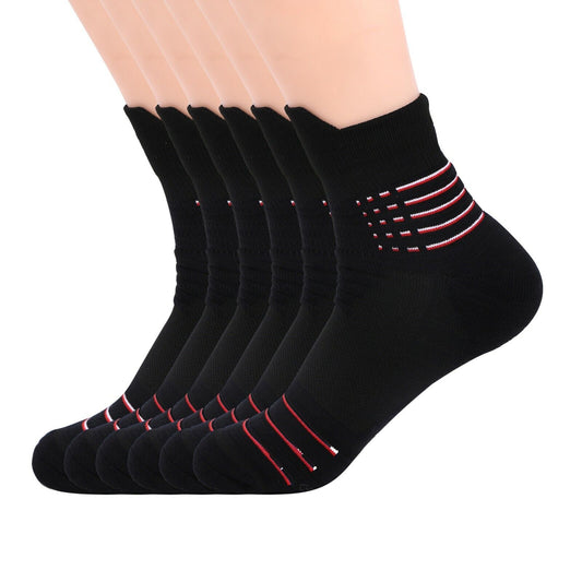 6 Pair Mens Quarter Cotton Athletic Casual Sport Ankle Crew Socks Size 9-11 6-12