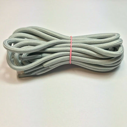 Strong white round boot shoe laces for hiking work 36 38 40 45 48 54 60 63 inch