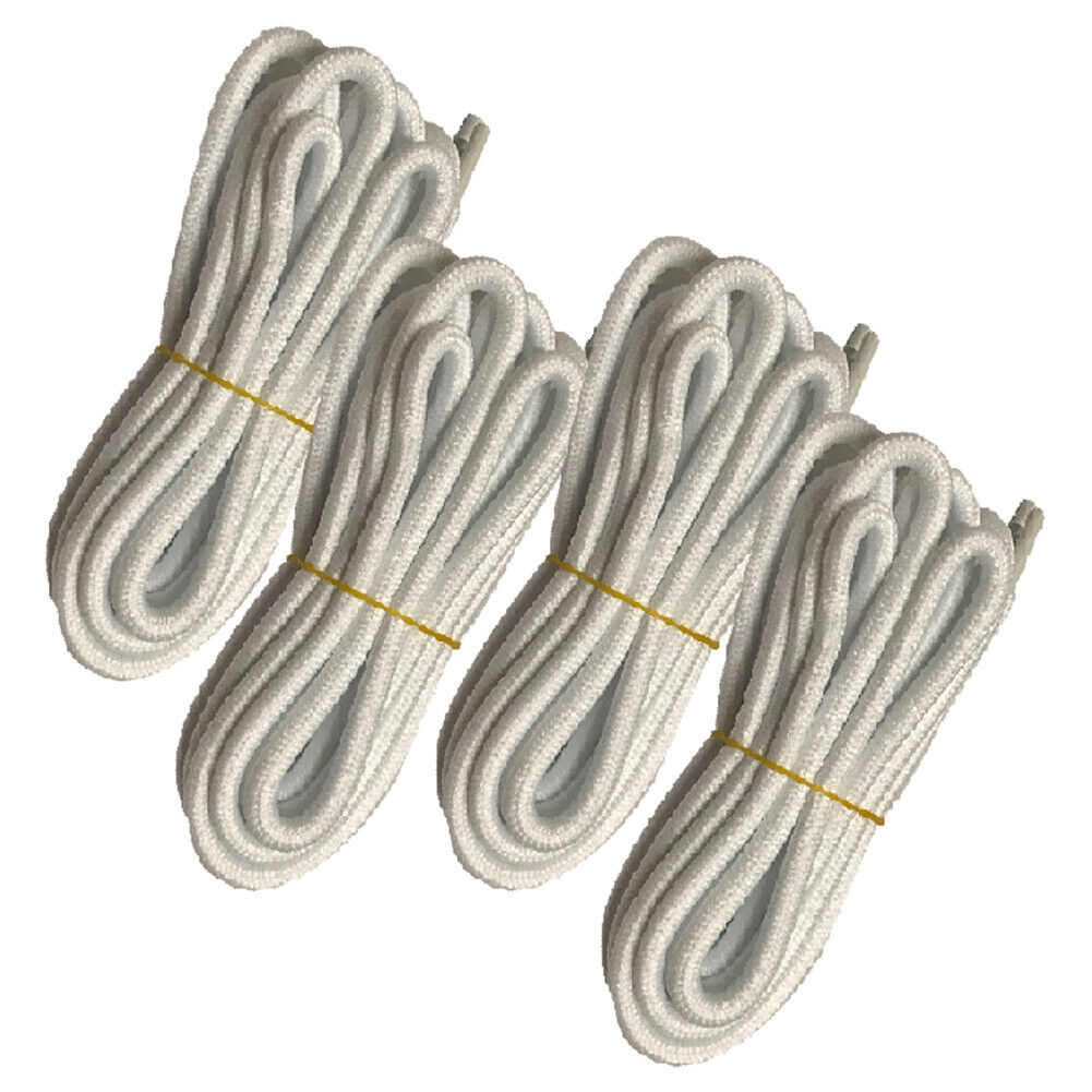 4pair 5mm Thick Heavy duty Round Hiking Work Boot Shoe laces Strings Replacement