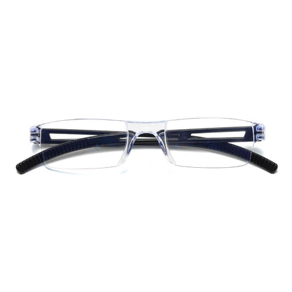 1PK Men Women Blue Light Blocking Reading Glasses Rimless Unisex Computer Reader