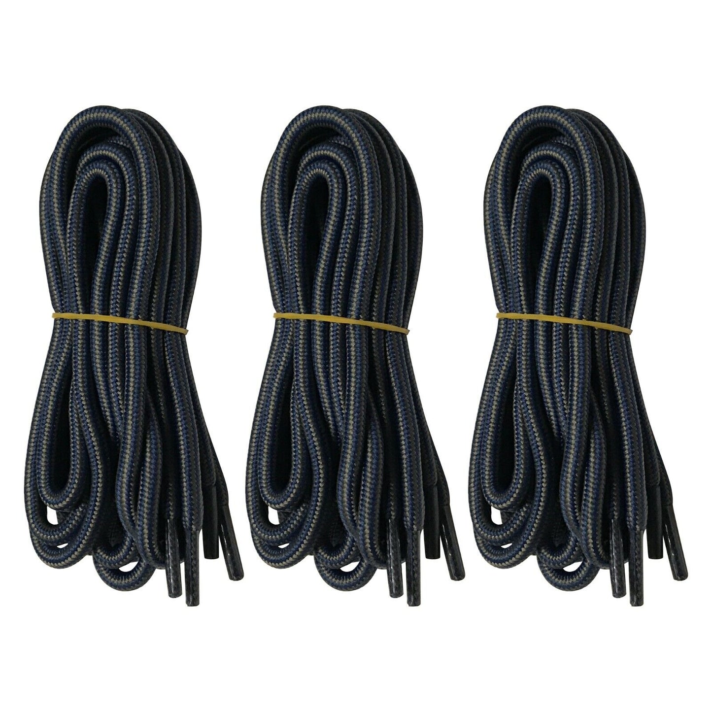 3 pairs 5mm Thick Heavy duty Round Hiking Work Boot Shoe laces Military Strings