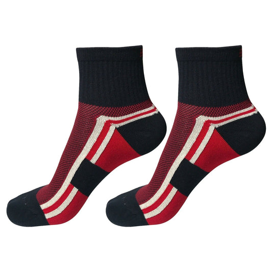 2Pair Mens Breathable Ankle Quarter Athletic Casual Sport Cotton Socks Size 6-12