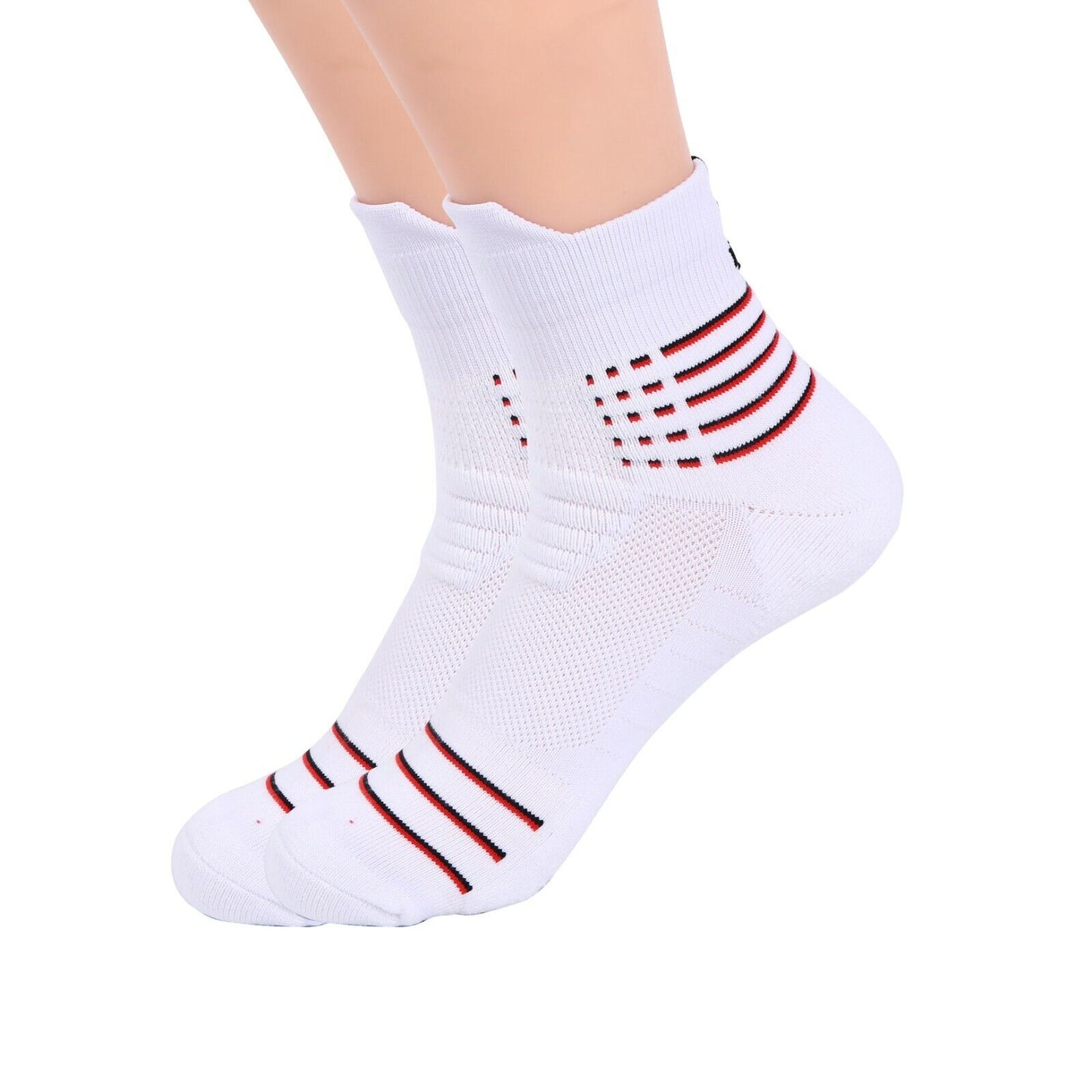 2Pair Mens Quarter Cotton Athletic Casual Sport Ankle Crew Socks Size 9-11 6-12