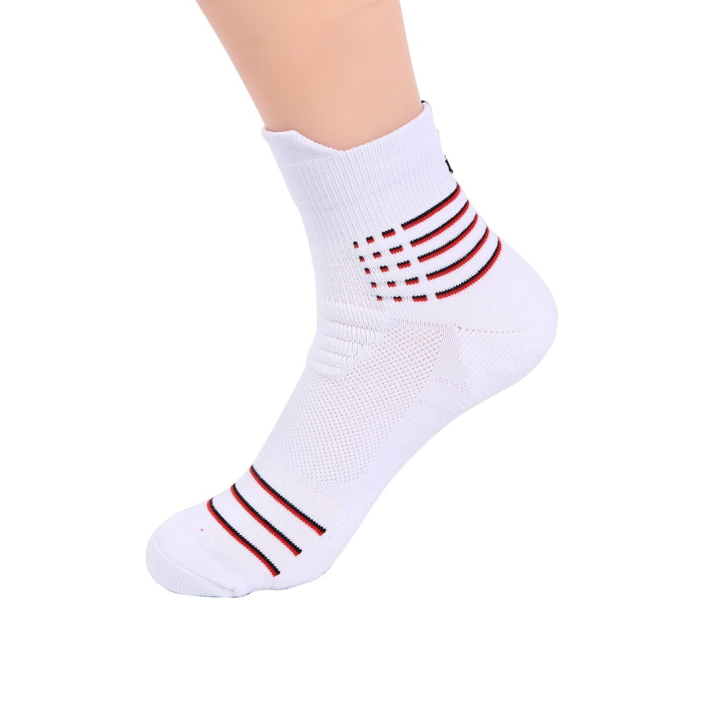 1Pair Mens Mid Cut Quarter Cotton Athletic Casual Sport comfort Ankle Crew Socks