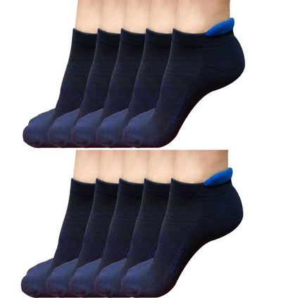 10 pair Mens Low Cut Ankle Cotton Athletic Cushion Sport Running Socks Size 6-12