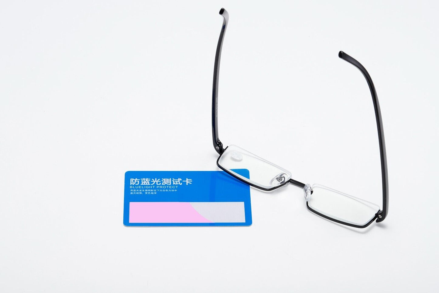 2PK Men Half Metal Frame Reading Glasses Blue Light Readers for Small Head Face