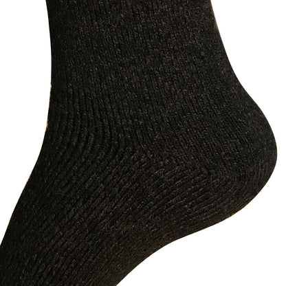 1pair Mens Heavy Duty Thick Winter Thermal Warm Hiking Knit Crew Wool Boot Socks