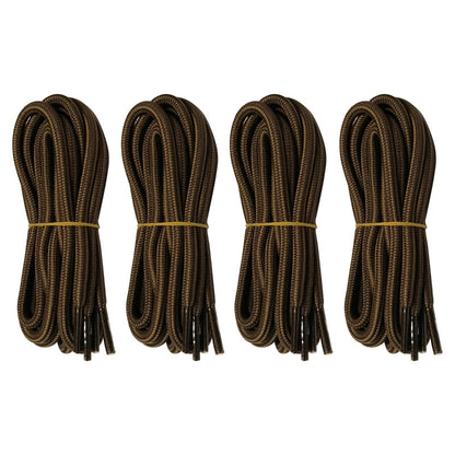 4pair 5mm Thick Heavy duty Round Hiking Work Boot Shoe laces Strings Replacement