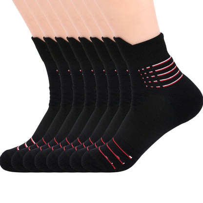 Lot 1-12 Mens Quarter Cotton Athletic Casual Ankle Crew Socks 9-11 6-12 Black