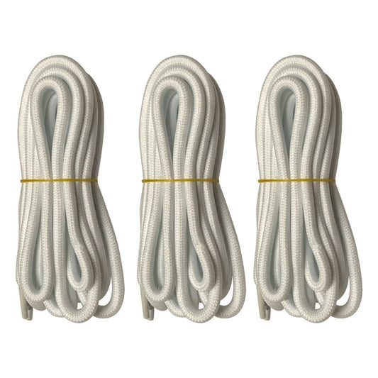 3pair 5mm Thick Heavy duty Round Hiking Work Boot Shoe laces Strings Replacement