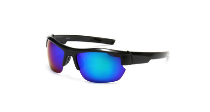 Men Sport Sunglasses Polarized Wrap Around HD Mirror Lens for Cycling Driving