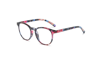 2 Pair Ladies Womens Round Big Frame Blue Light Blocking Reading Glasses Readers