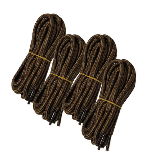 4pair 5mm Thick Heavy duty Round Hiking Work Boot Shoe laces Strings Replacement