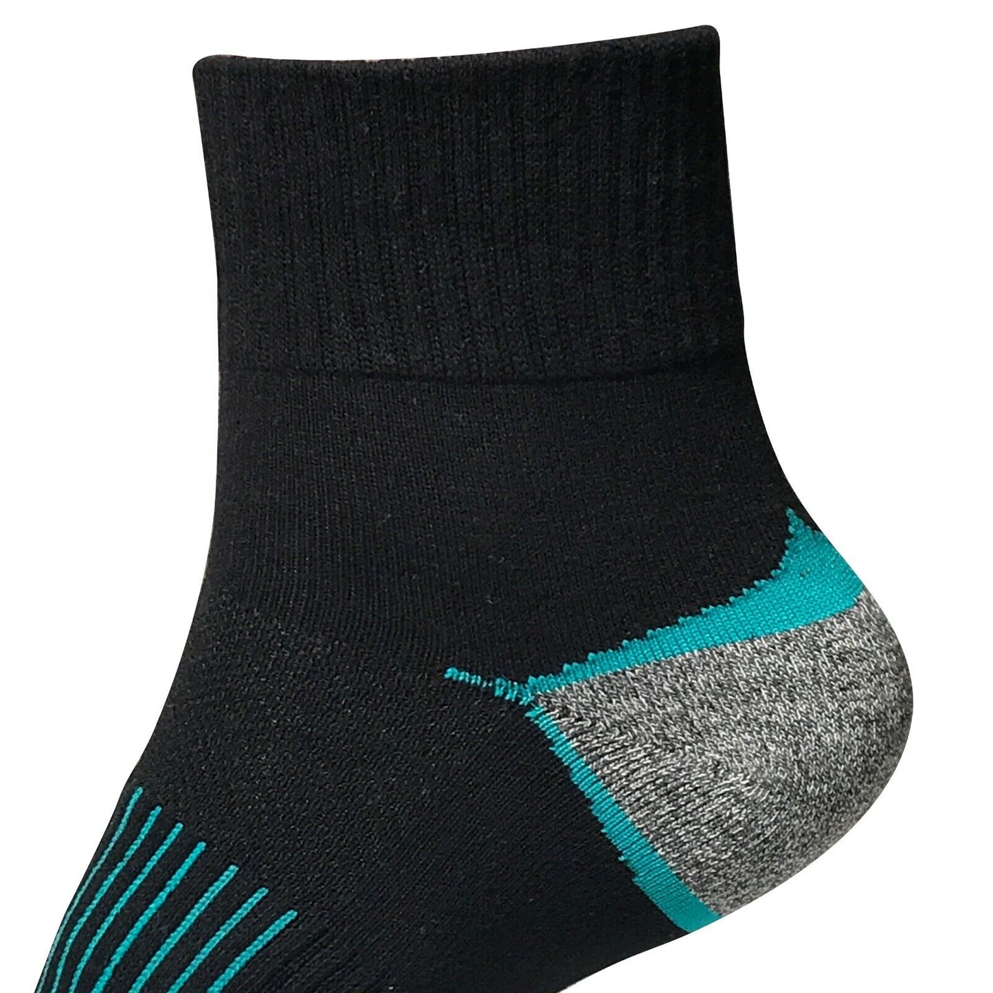 1 Pair Mens Mid Cut Ankle Quarter Athletic Casual Sport Cotton Socks Size 6-12