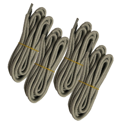 4pair 5mm Thick Heavy duty Round Hiking Work Boot Shoe laces Strings Replacement