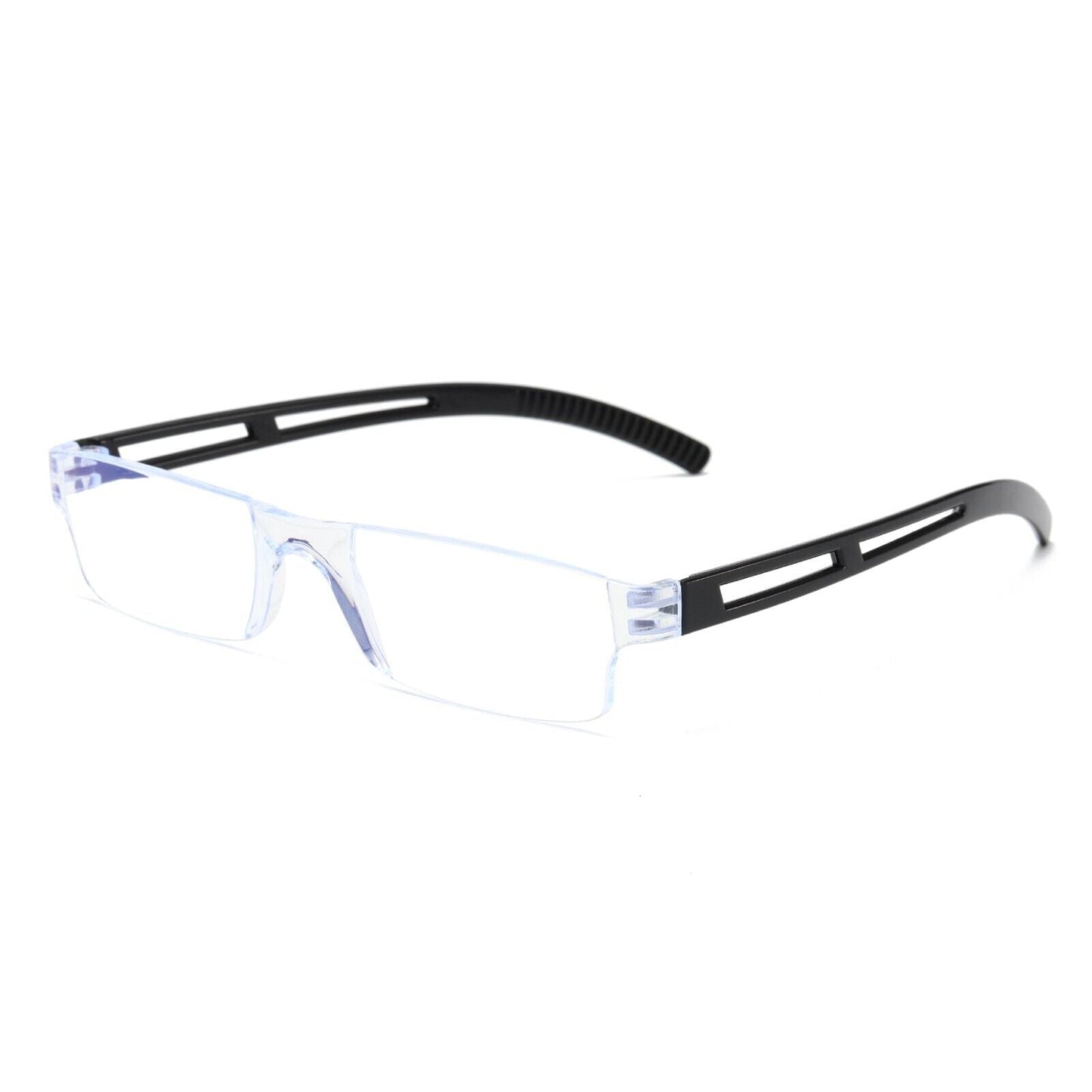 10PK Rimless Unisex Anti Blue Light Reading Glasses Blue Tinted Reader Men Women