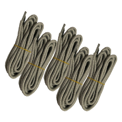 5pair 5mm Thick Heavy duty Round Hiking Work Boot Shoe laces Strings Replacement