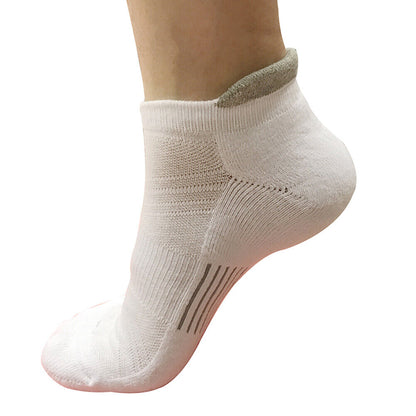 1pair Mens Low Cut Ankle Cotton Athletic Cushion Sport Running Socks Size 6-12