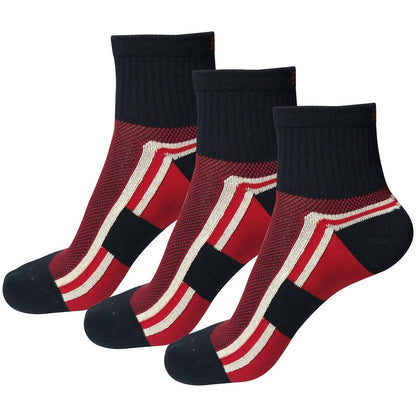 3Pair Mens Breathable Ankle Quarter Athletic Casual Sport Cotton Socks Size 6-12