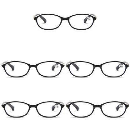 5 Pair Womens Ladies Blue Light Blocking Reading Glasses Computer Gaming Readers