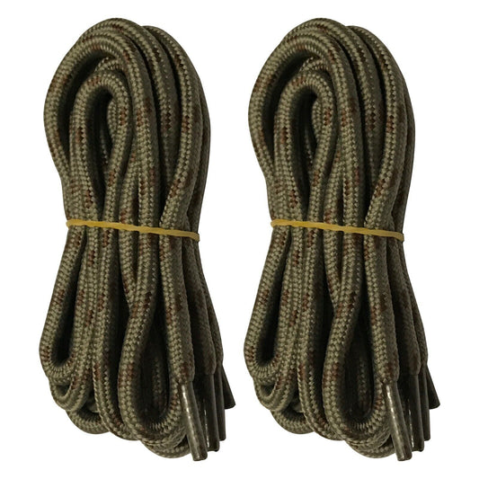 2pair 5mm Thick Heavy duty Round Hiking Work Boot Shoe laces Strings Men Women