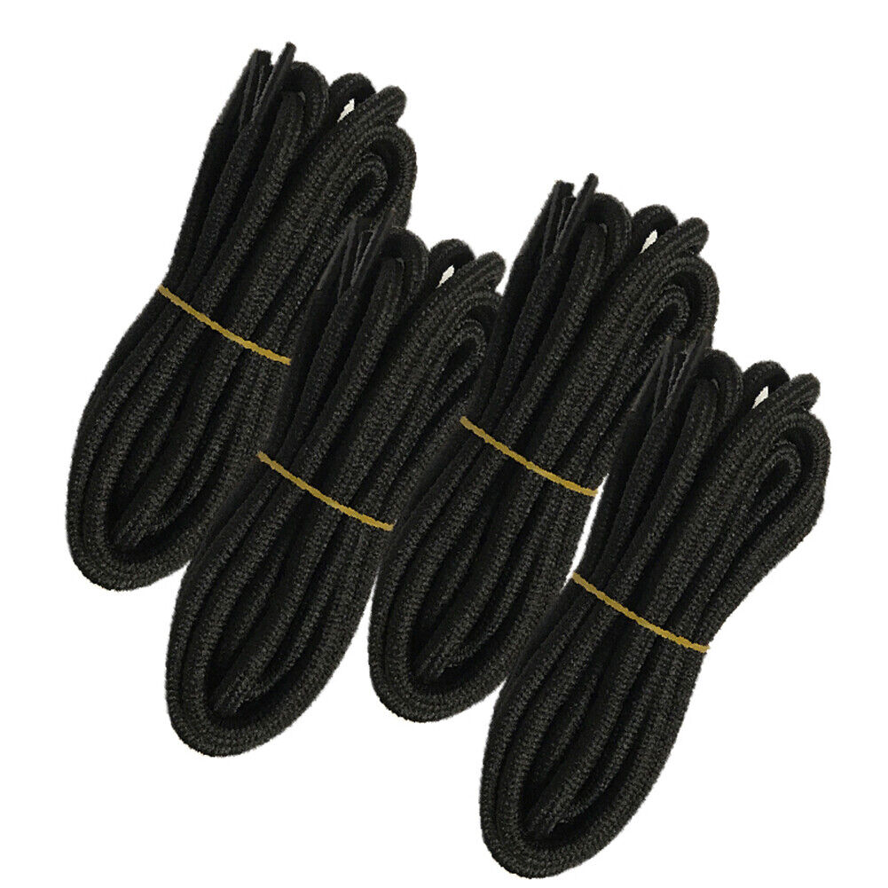 4pair 5mm Thick Heavy duty Round Hiking Work Boot Shoe laces Strings Replacement