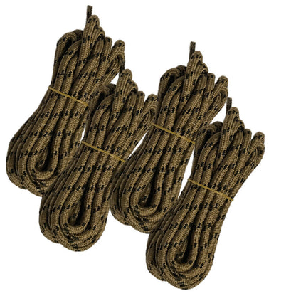 4pair 5mm Thick Heavy duty Round Hiking Work Boot Shoe laces Strings Replacement