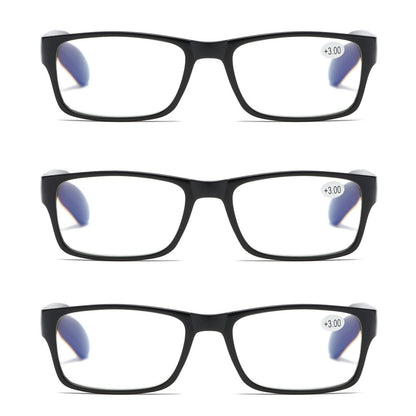 3 PK Unisex Anti Blue Light Reading Glasses Spring Hinge Readers for Men Women