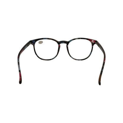 1PK Ladies Womens Round Blue Light Blocking Reading Glasses Spring Hinge Readers