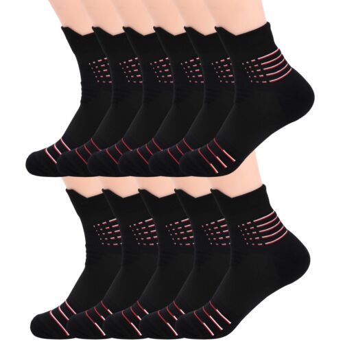 11Pair Mens Quarter Cotton Athletic Casual Sport Ankle Crew Socks Size 9-11 6-12