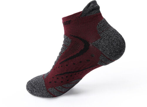 2pair Mens Low Cut Ankle Cotton Casual Athletic Cushion Sport Running Socks 6-12