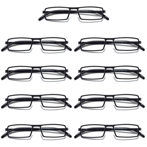 9PK Mens Womens Unisex Unbreakable Reading Glasses Blue Light Blocking Readers