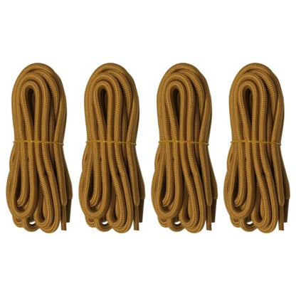 4 pairs 5mm Thick Heavy duty Round Hiking Work Boot Shoe laces Strings Men Women