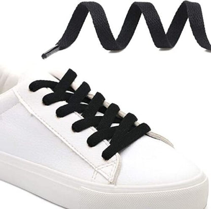 2 Pair Flat Shoelaces Shoe Strings Replacement for Sneakers Athletic Shoes Boots
