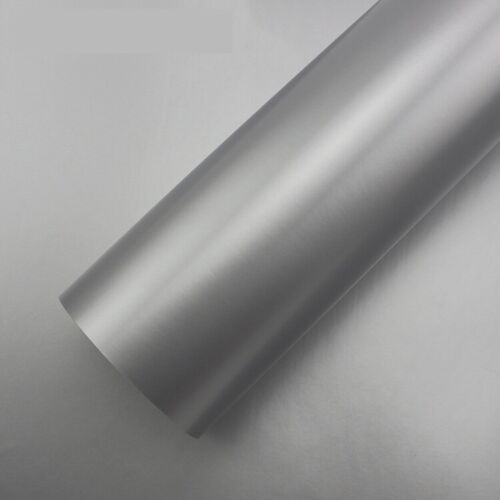 60" x 60" Gloss Silver Vinyl Wrap Auto Sticker Decal Film Rolls for Cars Laptops