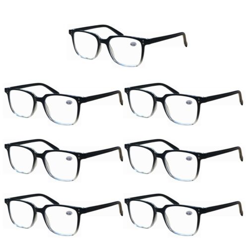 7 PK Unisex Blue Light Blocking Reading Glasses Computer Readers for Men Women