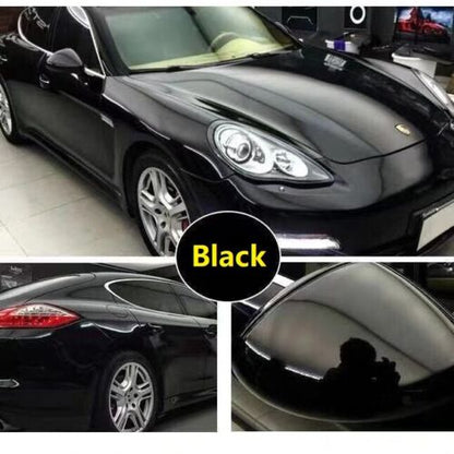 Gloss Black Car Vinyl Wrap Auto Sticker Decal Film For Cars Air Bubble Free