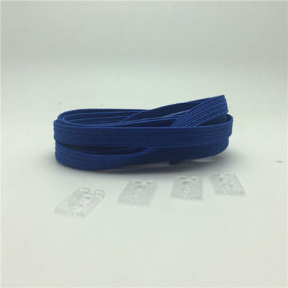 No Tie Elastic Flat Shoe Laces for Running Jogging Sneakers Trainers Kids adults