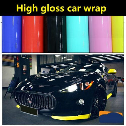 Gloss Glossy Car Vinyl Wrap Auto Vehicle Sticker Decal Film For Cars Laptops