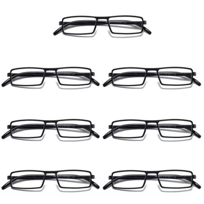 7PK Mens Womens Unisex Unbreakable Reading Glasses Blue Light Blocking Readers