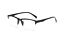 3 Packs Mens Unisex Half Frame Square Reading Glasses Black Spring Hinge Readers