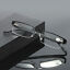 3 Pairs Mens Metal Black Frame Rectangular Reading Glasses Spring Hinge Readers