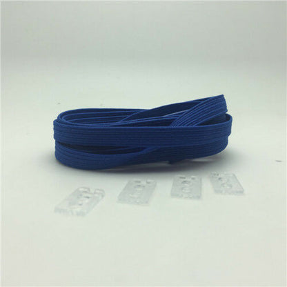 3 pairs No Tie Tieless Lazy Elastic Flat Shoe laces for running jogging athletic - B&Q CO.