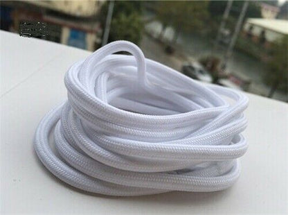 3 pairs Heavy duty white round boot laces for hiking walking work boots shoes - B&Q CO.