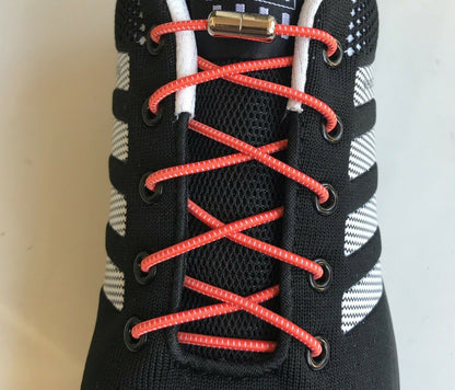 Lazy No Tie Elastic tieless lock Shoe laces strings for Sneakers kids adult boot - B&Q CO.