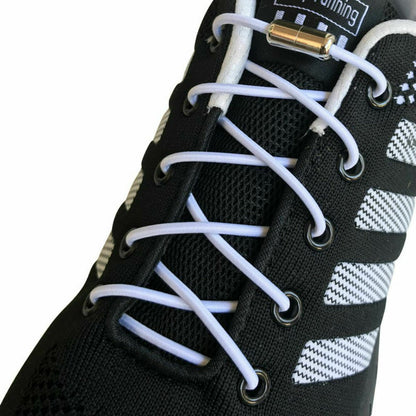 4 pair No Tie tieless Elastic lock laces Shoe laces for running triathlon sports - B&Q CO.