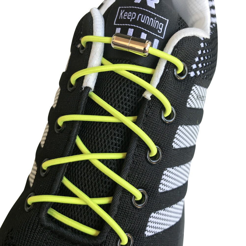 2 pair lazy No Tie Elastic lock laces Shoe laces for dress shoes tennis toddlers - B&Q CO.