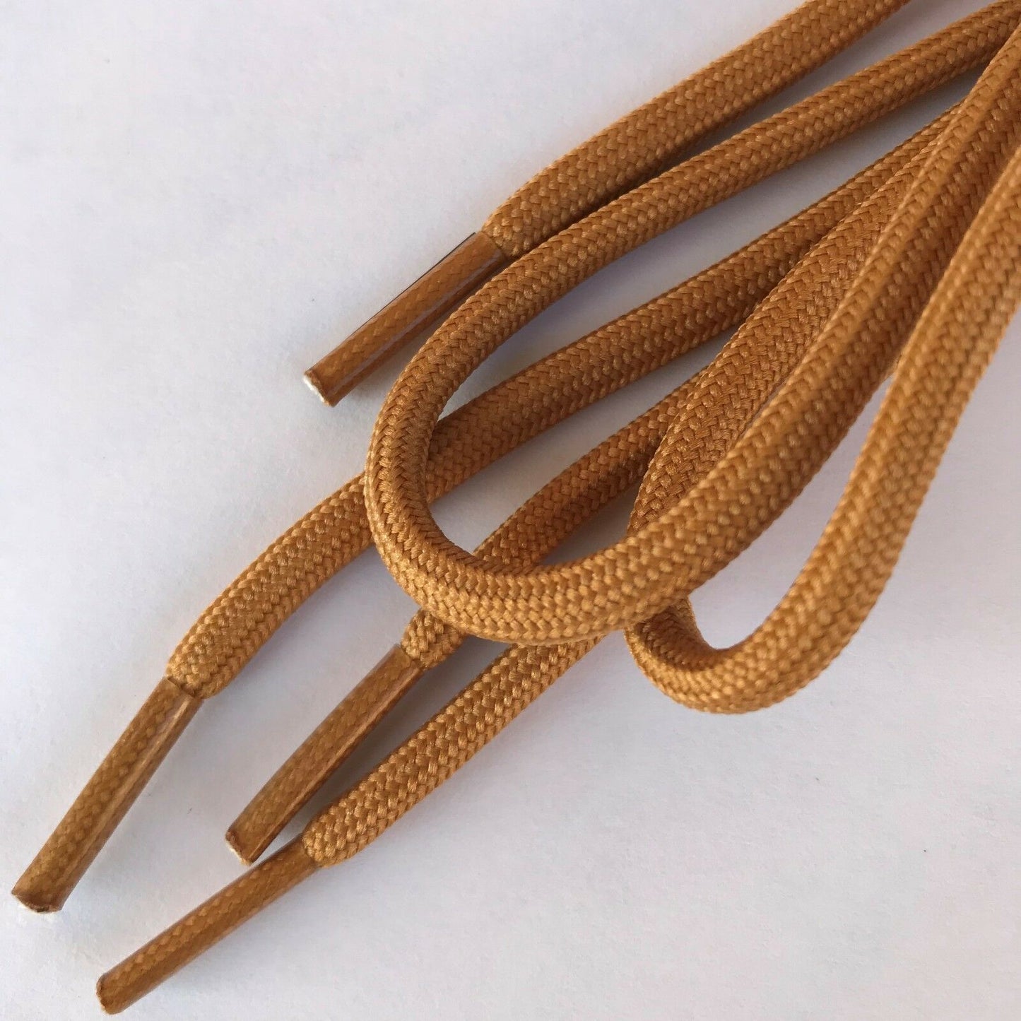 Heavy duty Brown round boot laces shoelaces for hiking work boots shoes 54" 48" - B&Q CO.