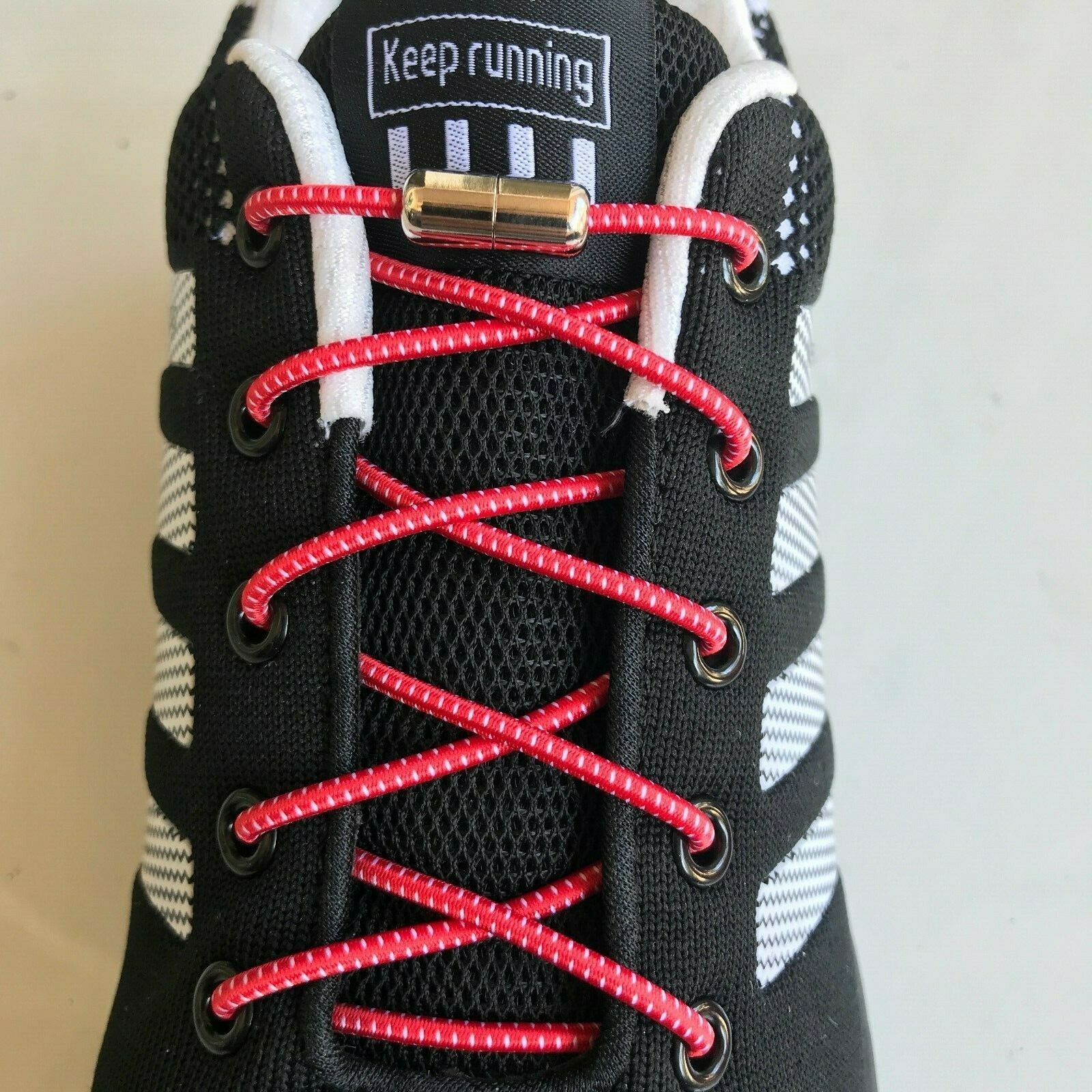 4 pair lazy No Tie Elastic lock laces Shoe laces for dress shoes tennis toddlers - B&Q CO.