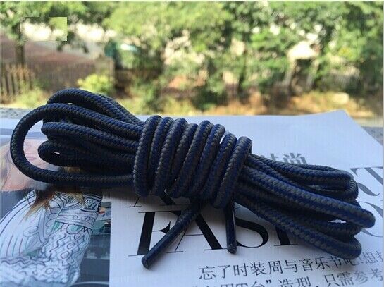 4 pair Heavy duty round boot laces shoelaces for hiking walking work boots shoes - B&Q CO.